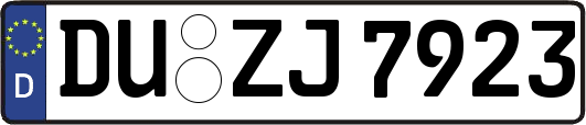 DU-ZJ7923