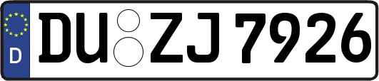 DU-ZJ7926