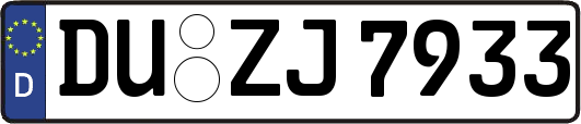 DU-ZJ7933