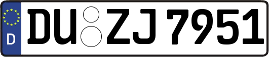 DU-ZJ7951