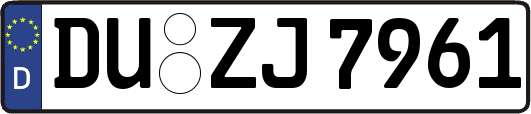 DU-ZJ7961