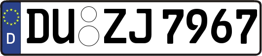 DU-ZJ7967
