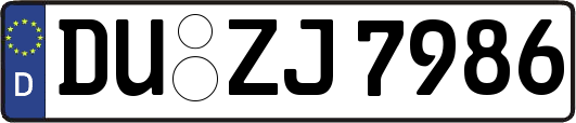 DU-ZJ7986