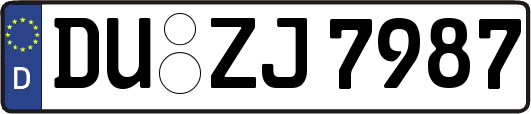 DU-ZJ7987
