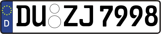 DU-ZJ7998