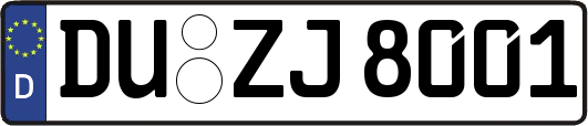DU-ZJ8001