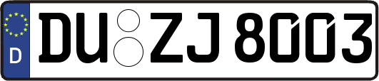 DU-ZJ8003