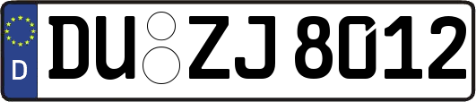 DU-ZJ8012
