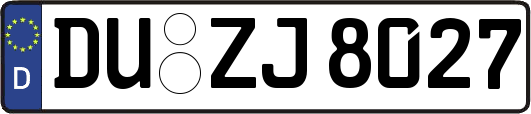 DU-ZJ8027