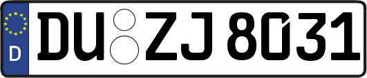 DU-ZJ8031