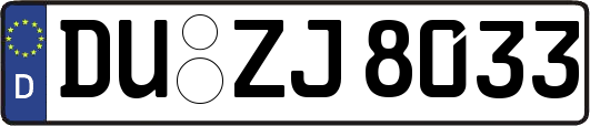 DU-ZJ8033