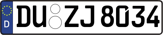DU-ZJ8034