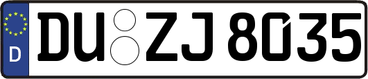 DU-ZJ8035