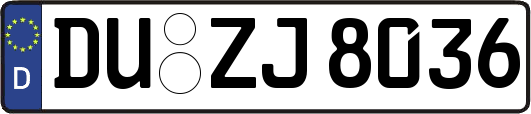 DU-ZJ8036