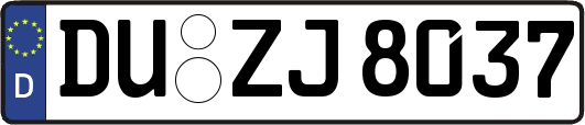 DU-ZJ8037