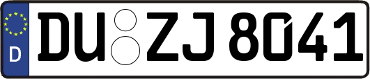 DU-ZJ8041