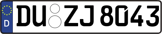 DU-ZJ8043