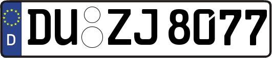 DU-ZJ8077