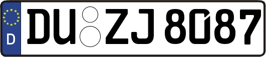DU-ZJ8087