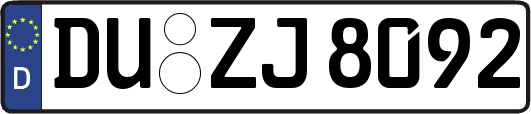 DU-ZJ8092
