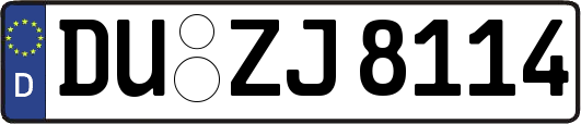 DU-ZJ8114