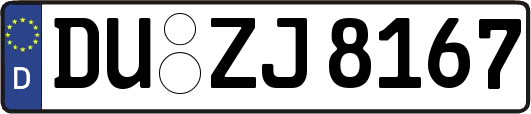 DU-ZJ8167