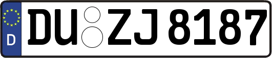 DU-ZJ8187