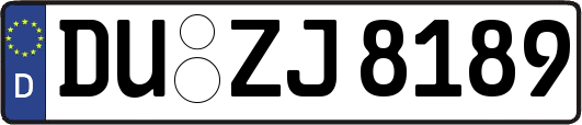 DU-ZJ8189