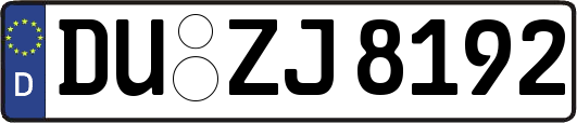 DU-ZJ8192