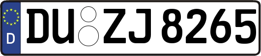 DU-ZJ8265