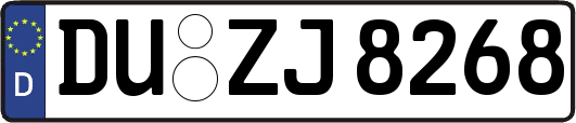 DU-ZJ8268