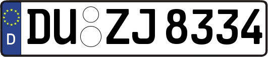 DU-ZJ8334