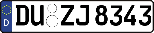 DU-ZJ8343