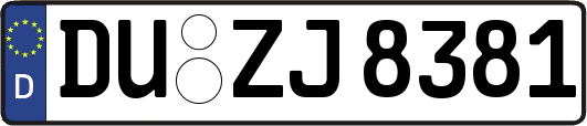 DU-ZJ8381