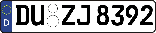DU-ZJ8392