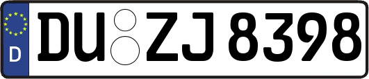 DU-ZJ8398