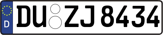 DU-ZJ8434