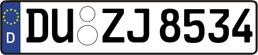 DU-ZJ8534