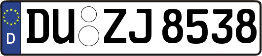 DU-ZJ8538