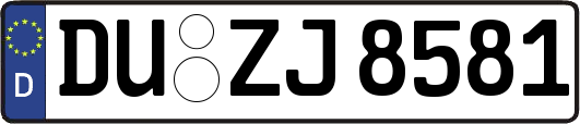 DU-ZJ8581