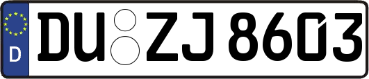 DU-ZJ8603