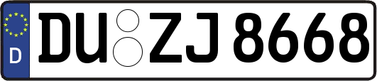 DU-ZJ8668