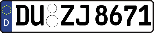 DU-ZJ8671