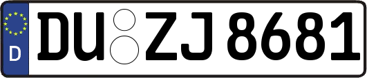 DU-ZJ8681