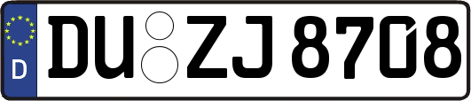 DU-ZJ8708