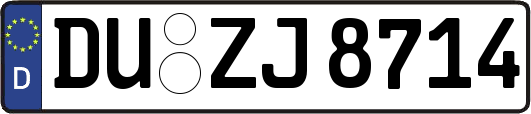 DU-ZJ8714