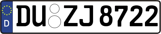 DU-ZJ8722