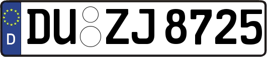 DU-ZJ8725