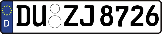 DU-ZJ8726