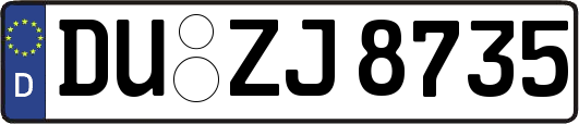 DU-ZJ8735